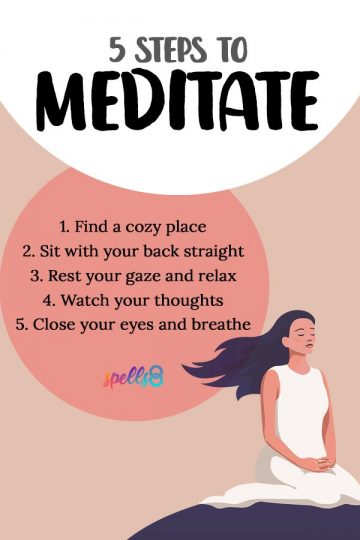 Five Steps to Meditation – Spells8
