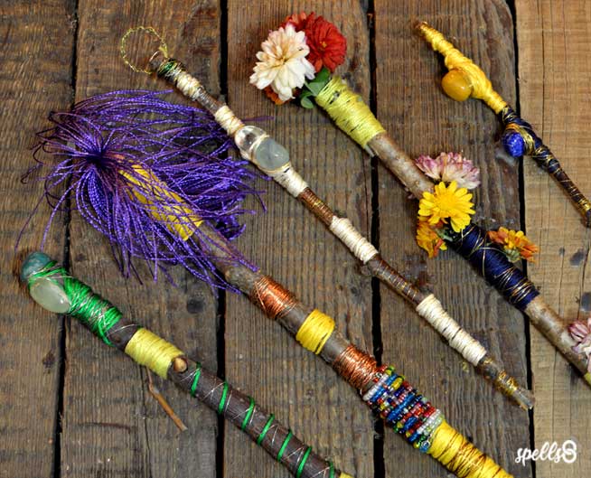 Magic Wands Wicca Witchcraft Spells