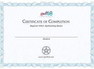 Print Certificate of completion