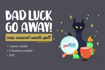 Bad Luck Go Away Candle Spell for Curse Removal
