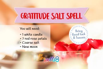 Gratitude Salt Spell: Attract More Good Luck in the New Moon