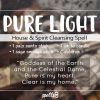 House Spirit and Karma Cleanse Spell