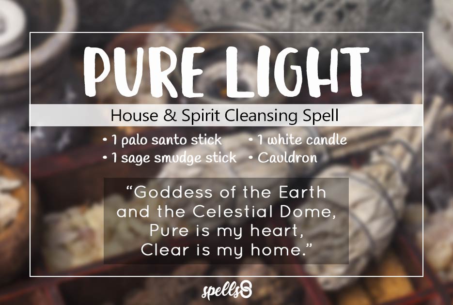 'Pure Light': House & Spirit Cleansing Spell