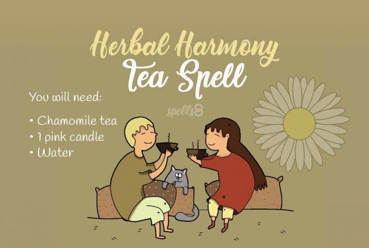 Tea herbal love spell