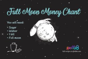Wiccan Full Moon money spell