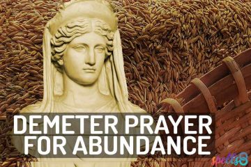 Demeter Daily Wiccan Prayer