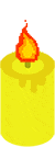 yellow-candle