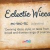 What is Eclectic Wicca