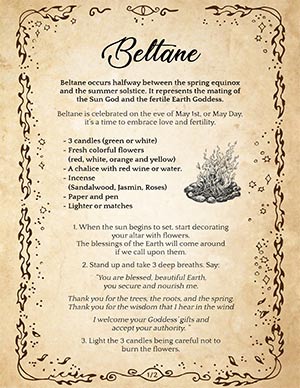 Beltane Fire Ritual
