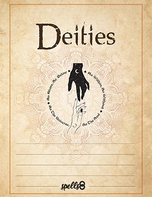 Deities Page Book of Shadows