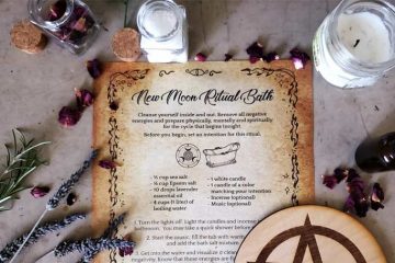 New Moon Ritual Bath Recipe & Spell
