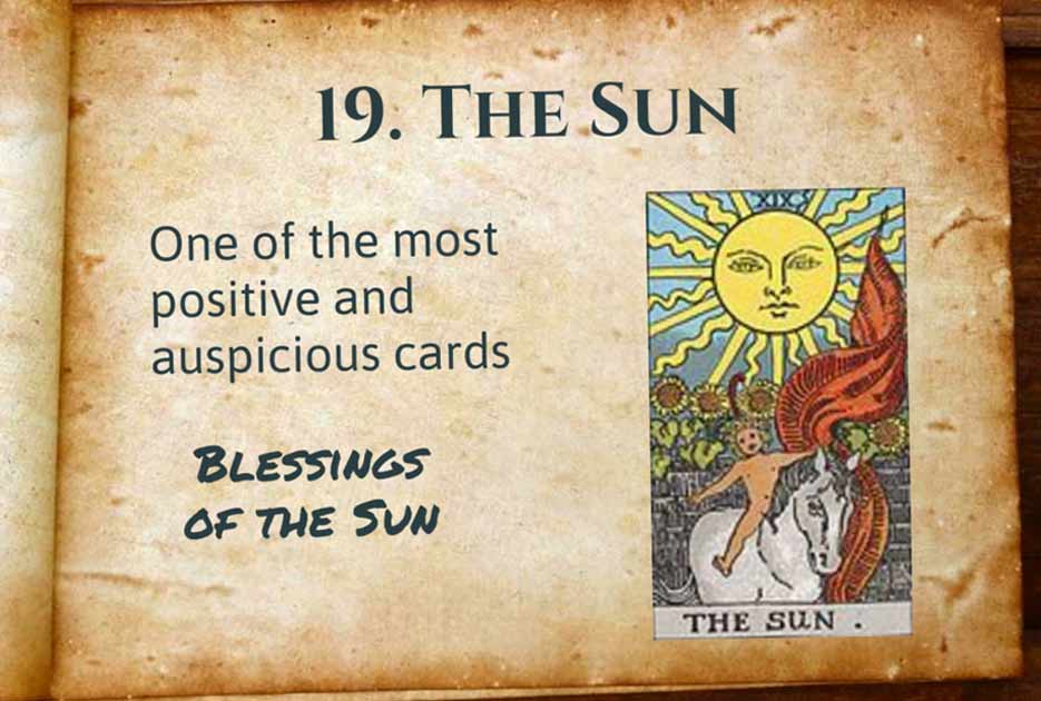 Tarot card “The Sun”