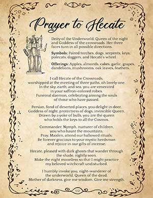 Invocation chant prayer to Hecate