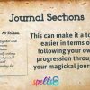Journaling Sections