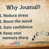 Why Journal? Gain Confidence