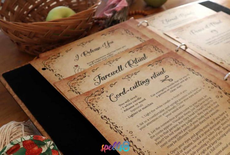Grimoire Pages Witchcraft Spells