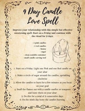 9 Day Candle Love Spell