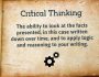 Critical Thinking and Journaling