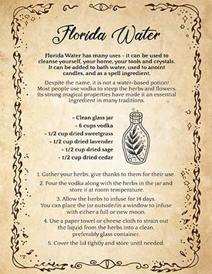 how to use florida water