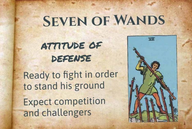 spontan Forhandle Pålidelig Seven of Wands – Spells8