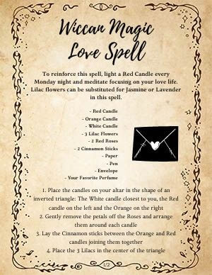Wiccan Magic Love Spell