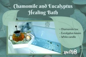 Chamomile and Eucalyptus Healing Bath