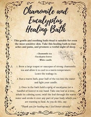 Wiccan Witches Bath Recipe