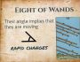 Eight of Wands Upright and Reversed Meaning