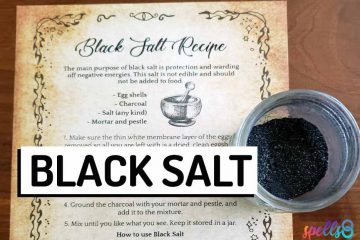 How To Make Black Witches Salt