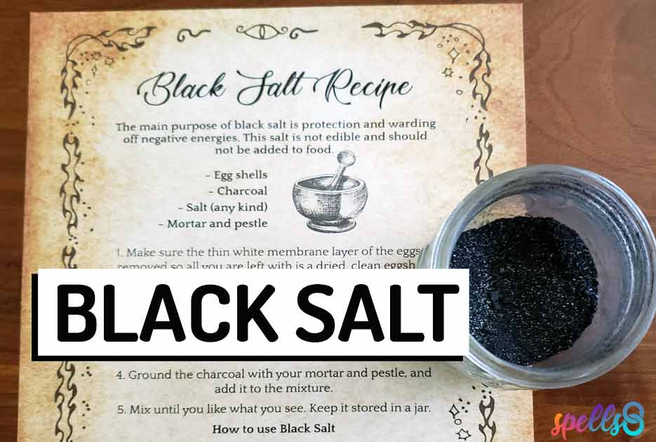 Edible Witchs Black Salt Recipe