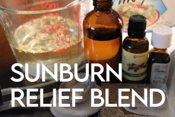Sunburn Relief Lavender Oil Blend