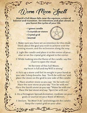 Ritual for the Worm Moon