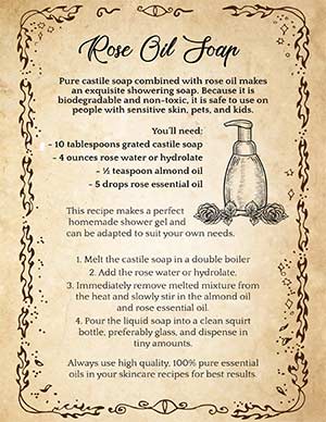 Rose Oil Soap Recipe