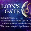 What to do on Lion's Gate Ritual