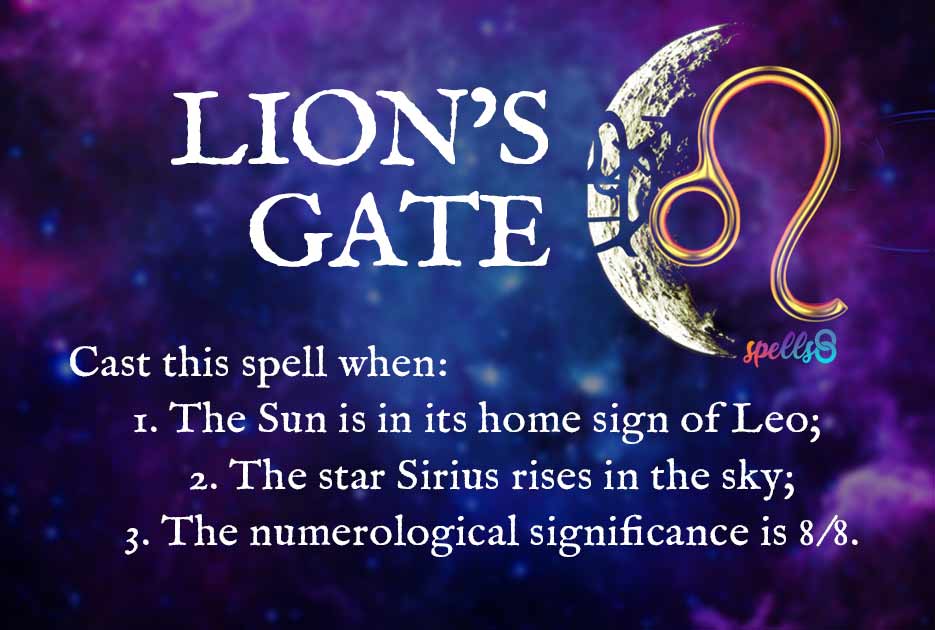 Ritual to Enter the Lion's Gate: New Moon in Leo Spell – Spells8