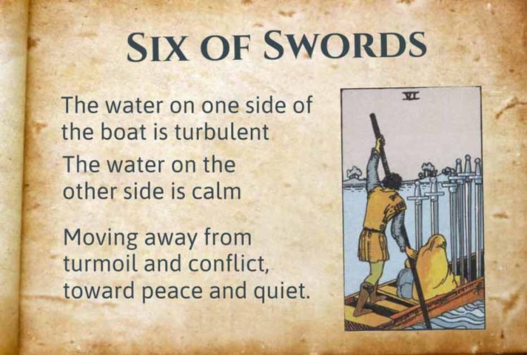 Six of Swords Tarot Meaning
