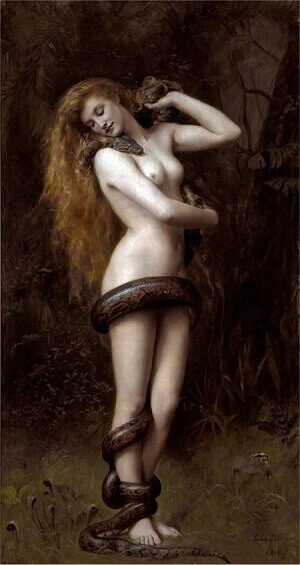 Lilith Pagan with Snake