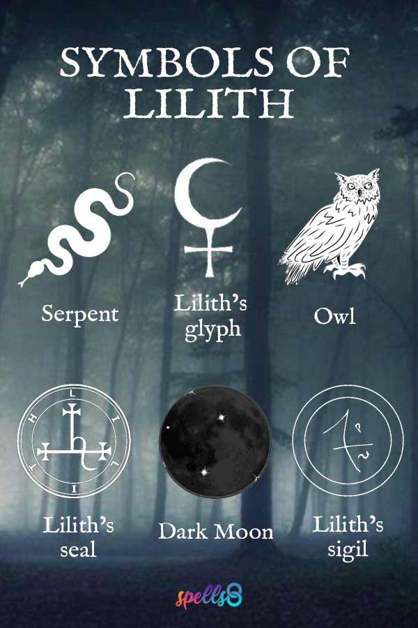 Symbols of Lilith Goddess