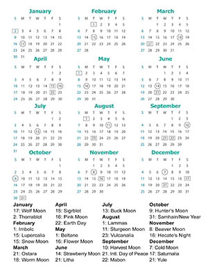 Lunar Sabbath Calendar 2022 Pagan Calendar 2022: List Of Holidays For Wiccans And Neopagans – Spells8