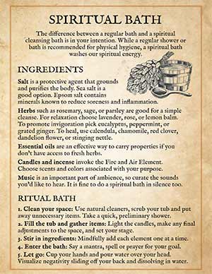Spiritual Bath Ingredients