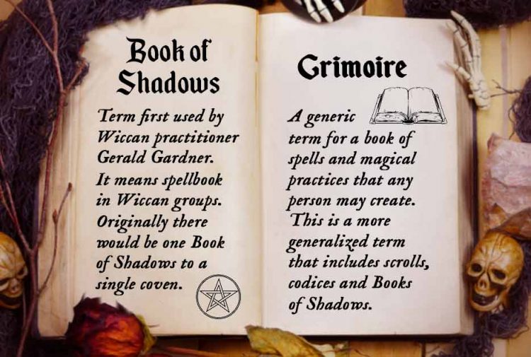 Book of Shadows and Grimoire