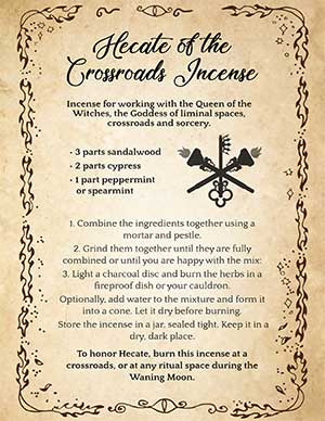Hecate of the Crossroads Incense