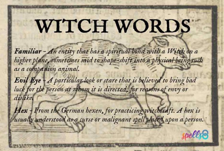 Witch Words, Vocabulary and Wicca Dictionary