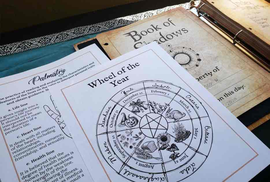 Free Grimoire Pages For Your Book of Shadows Spells8
