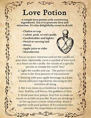 How to make a love potion
