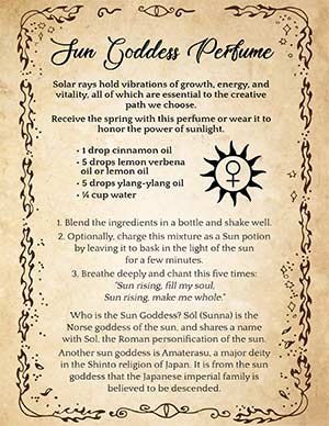 Sun Goddess Perfume
