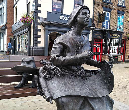 Statue of Mother Shipton in Knaresborough, England