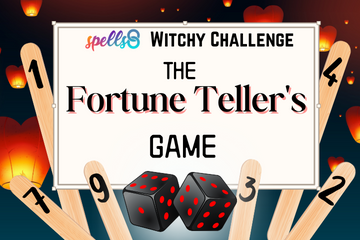 Witch Challenge Fortune Teller Game Dice