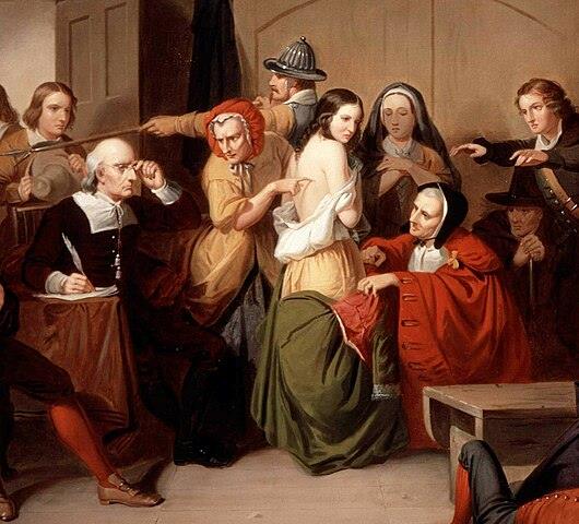 Examination of a Witch by Tompkins Harrison Matteson Painting 1853