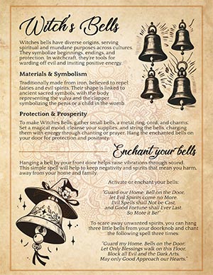 Key Witches Bells, Witch Bells, Witch Protection, Door Protection 
